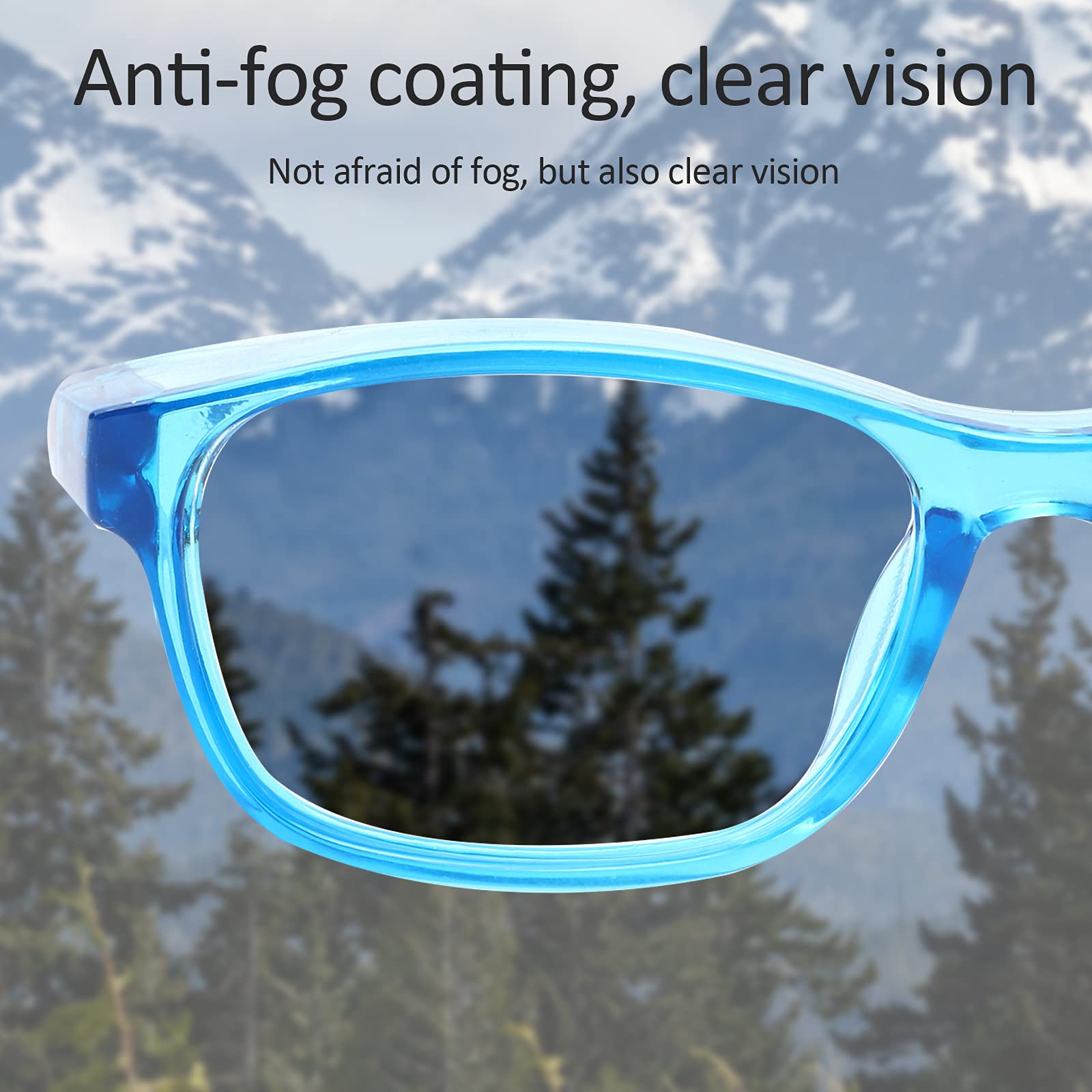 Outray Kids Safety Glasses - Anti Fog, Blue Light Blocking Protective Eyewear with Side Shields for Ages 5-12 - Perfect for School, Sports, and Screen Time Protection