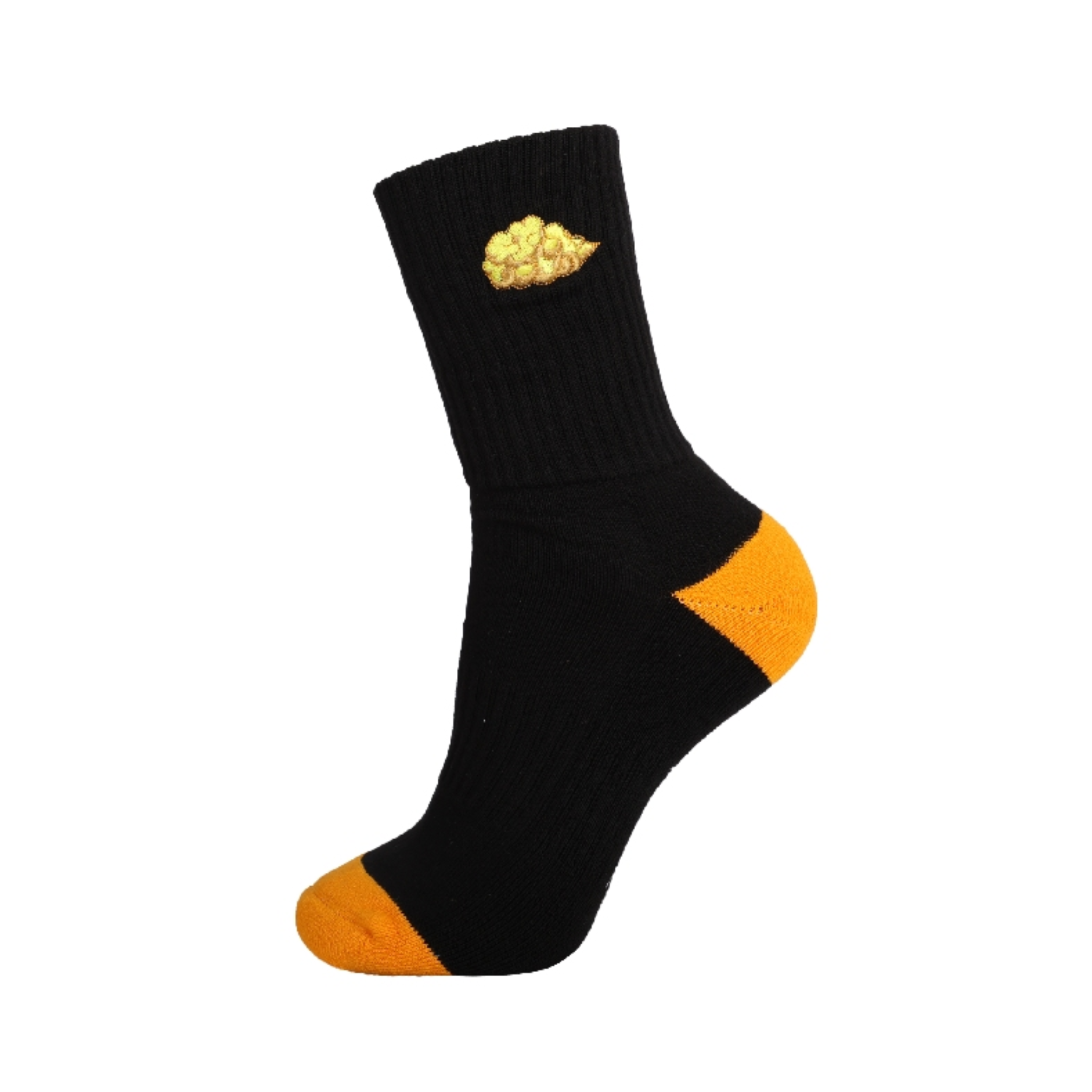 Victor x Dragon Ball Z SK509DBZ Quarter Socks - Anime Inspired Black Crew Socks for Men & Women | Perfect for Cosplay, Gifts, and Dragon Ball Fans