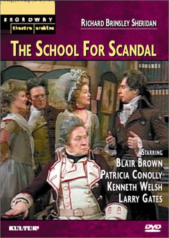 The School for Scandal - Broadway Theatre Archive | Classic Comedy Play | Perfect for Theatre Lovers & Drama Students