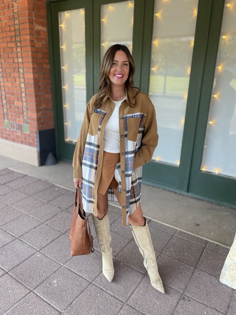 PREORDER: Durham Plaid Jacket for Men & Women - Classic Tartan Design in 2 Colors (Black/Red) | Perfect for Fall Fashion, Outdoor Activities & Office Wear