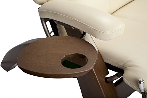 Dark Walnut Side Table with Cup Holder - Perfect for Living Room, Bedroom, or Office - Compact End Table with Drink Holder for Coffee, Books, and Essentials