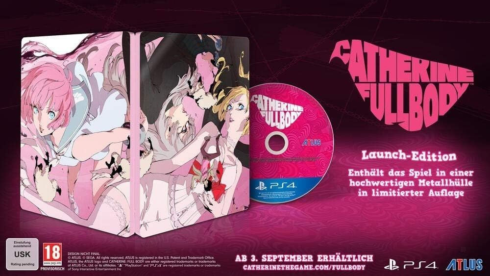 Catherine: Full Body - PS4 Game for PlayStation 4 | Psychological Thriller Puzzle Adventure | Perfect for Horror Game Fans & Date Night Gaming