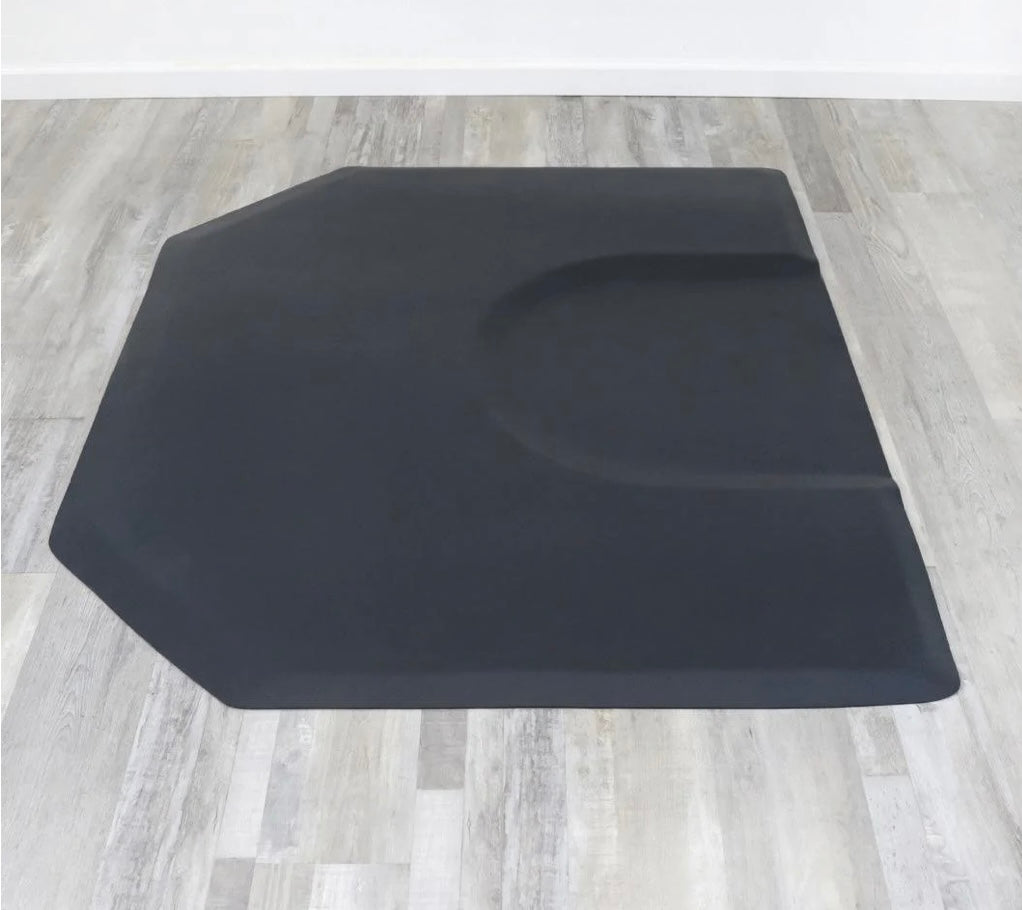 Hexagon Salon Mat - Non-Slip Waterproof Floor Mat for Hairdressing, Barber & Beauty Salons - Durable & Easy to Clean - Perfect for Salon, Spa & Home Use