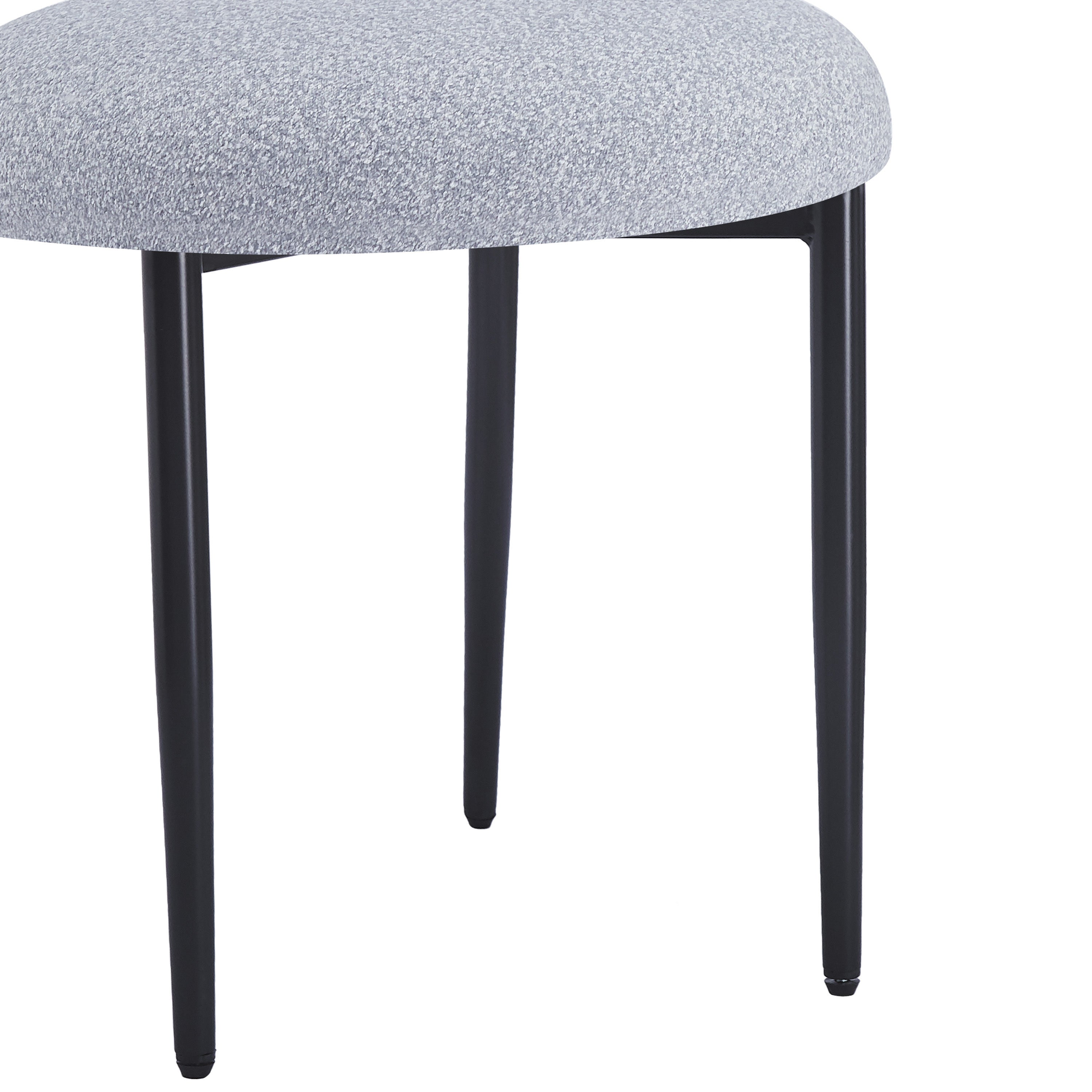 Modern Dining Chairs Set of 2 - Sturdy Wooden Kitchen Chairs with Padded Seats - Perfect for Dining Room, Kitchen, Breakfast Nook & Small Spaces