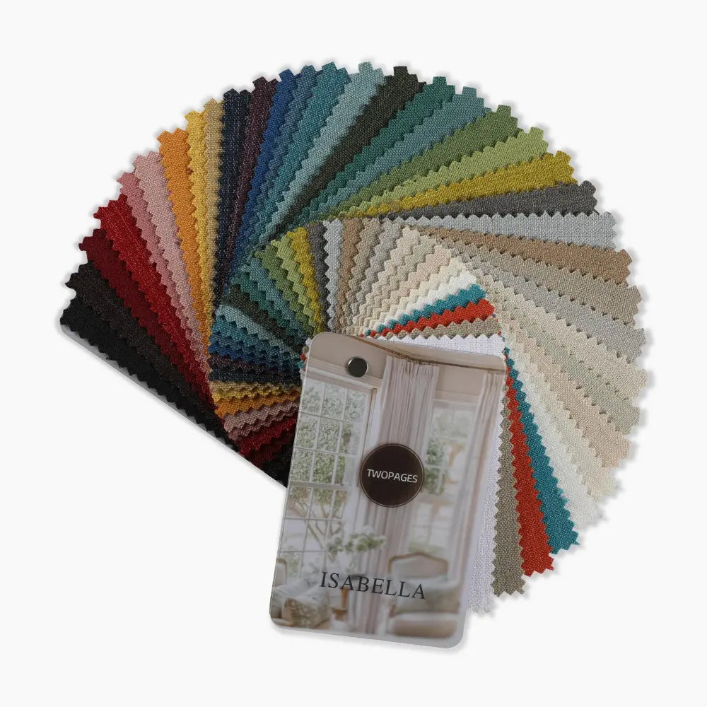 Premium 37-Color Polyester Cotton Booklet - Soft & Durable for Scrapbooking, Journaling & Note Taking | Isabella Collection