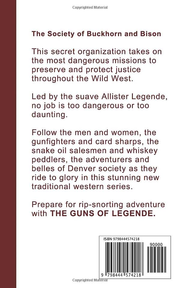 Front Range Rebellion: Guns of Legend #1 - Western Adventure Novel for Adults | Perfect for History Buffs & Action Readers