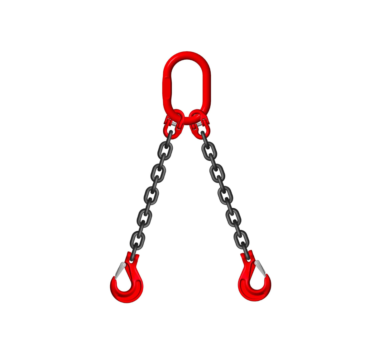 Heavy Duty Grade 80 13mm 2 Leg 7.5 Ton Chain Slings for Lifting & Rigging - Perfect for Construction, Towing, and Industrial Applications