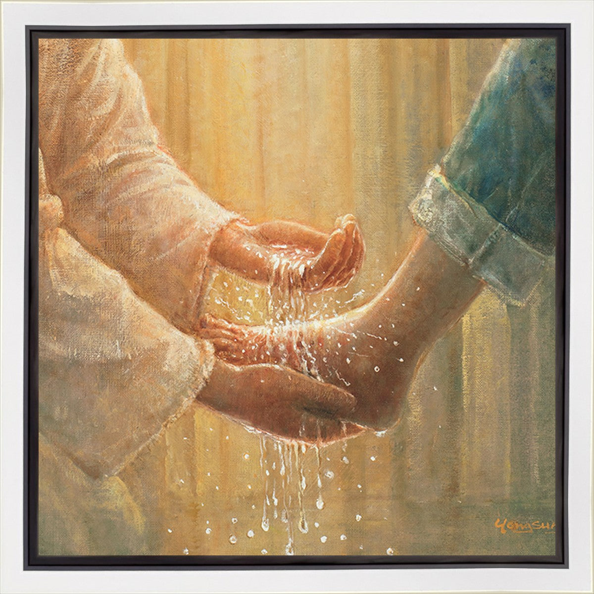 Sanctification Gallery Wrap Canvas - Premium Stretched Canvas Art Print for Home & Office Decor - Perfect for Living Room, Bedroom, or Office Wall Decor