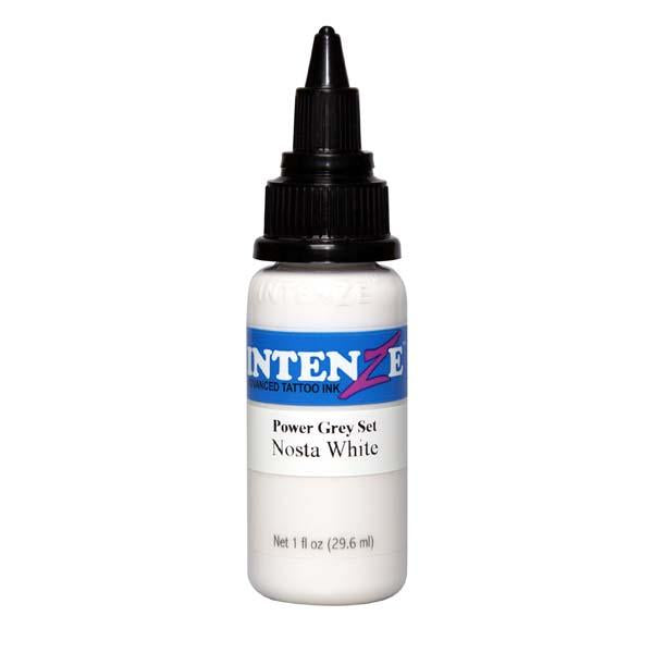 Intenze Power Grey & Nosta White Tattoo Ink - Professional Quality for Bold Tattoo Designs & Body Art