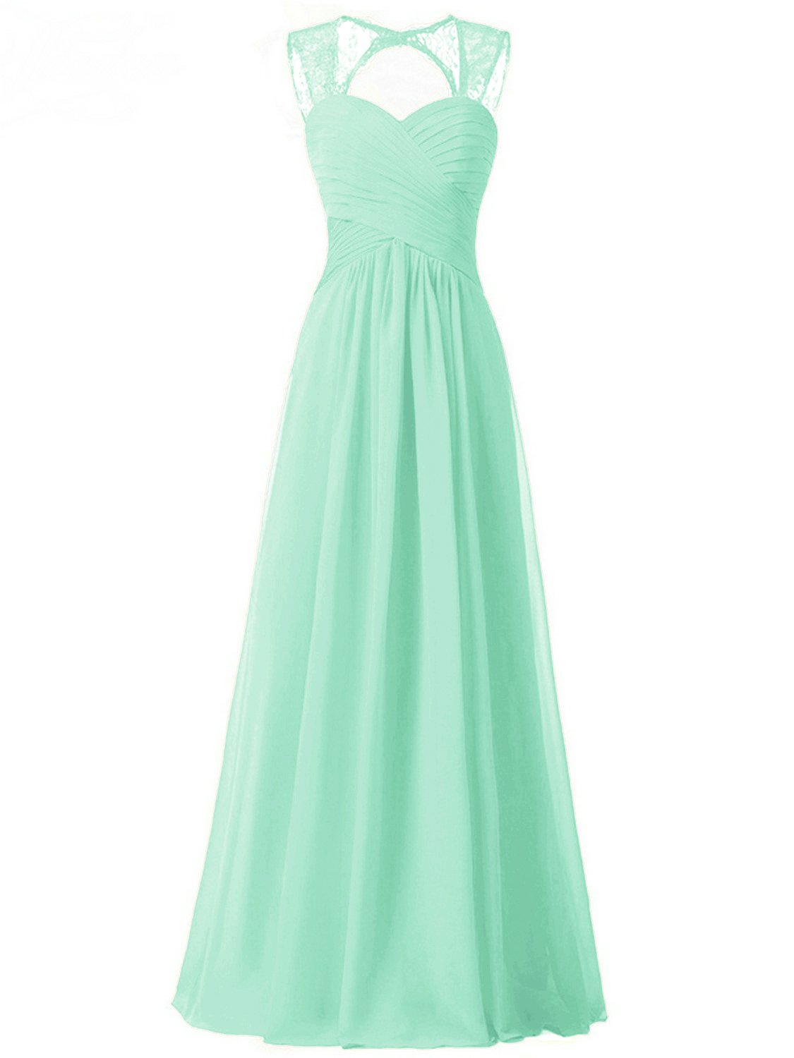 Elegant JAEDEN Long Chiffon Prom Dress - A-Line Formal Evening Gown with Pleats for Bridesmaids & Homecoming | Perfect for Weddings, Dances & Special Occasions
