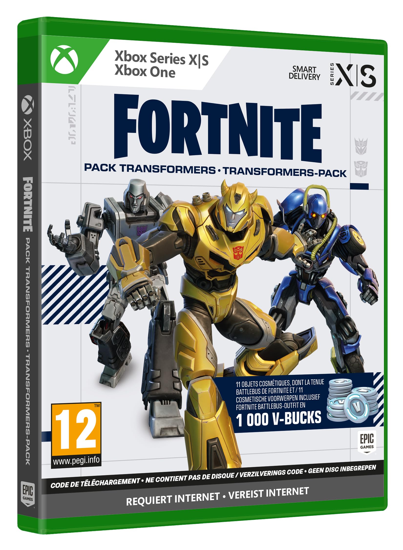 Fortnite Transformers Bundle - In-Game Code for Epic Games | Unlock Exclusive Skins & Cosmetics | Perfect for Fortnite Fans & Collectors