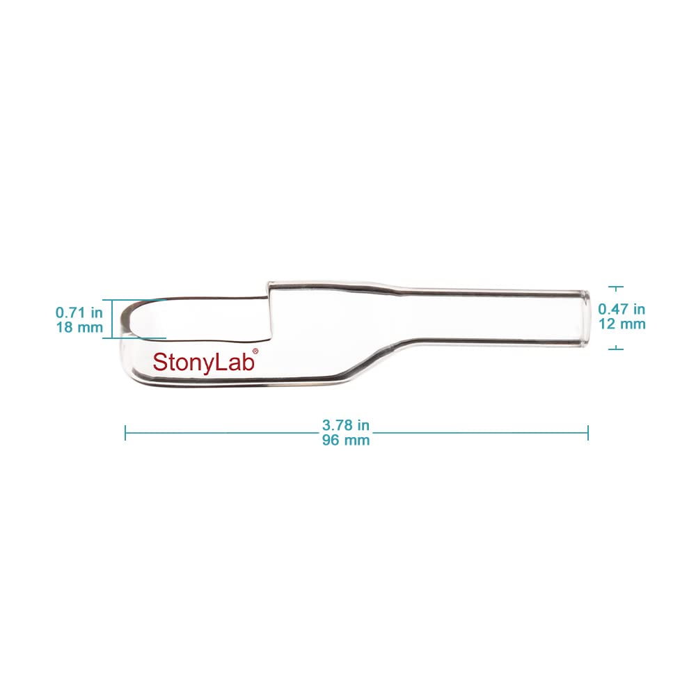 Stonylab Borosilicate Glass Weighing Funnel with Pouring Neck - Premium Lab Funnel for Precise Sample Transfer & Chemical Measurement | Ideal for Laboratory Research, Chemistry Experiments & Scientific Applications