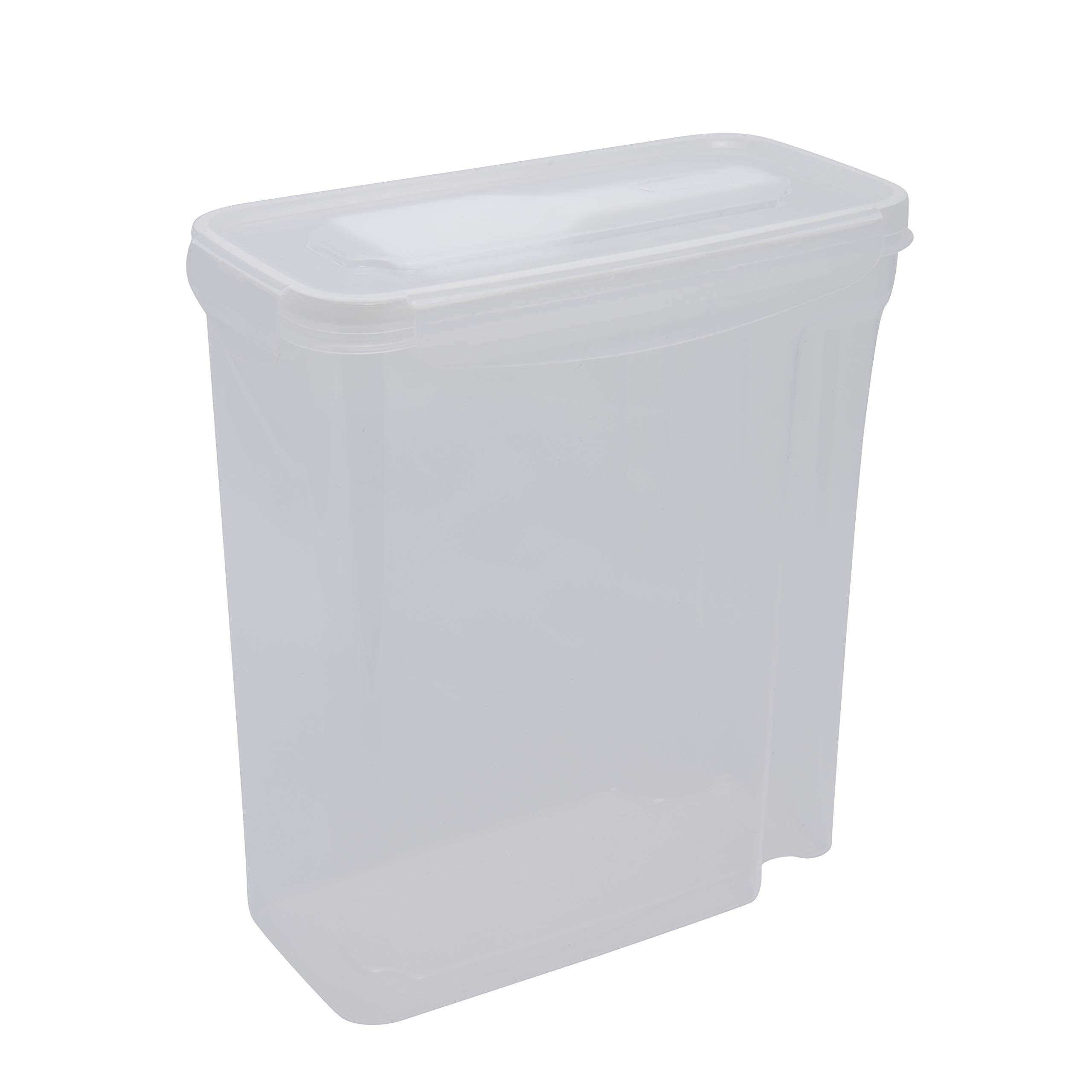 2 Pack Airtight Cereal Storage Containers with Scooper - Medium Clear Food Storage Bins for Kitchen & Pantry Organization - Keep Cereal, Snacks, and Dry Foods Fresh - Perfect for Breakfast, Baking, and Meal Prep