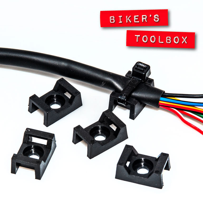 Heavy Duty Cable Tie Mount with Cradle - Secure Wire Management for Home, Office, and Industrial Use - Perfect for Organizing Cables, Wires, and Hoses