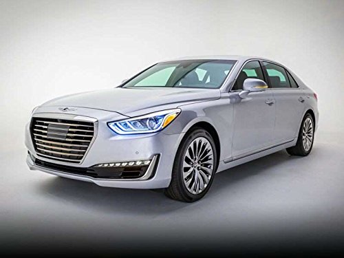 2017 Genesis G90 Car Poster - 20x30 Inch Laminated Wall Art with Vibrant Colors & HD Print - Perfect for Home, Office, Man Cave, or Garage Decor