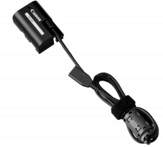 Canon DR-E6P DC Coupler for EOS R5 Mark II Camera - Power Adapter for Professional Photography & Videography - Perfect for Studio, Travel, and Outdoor Shooting