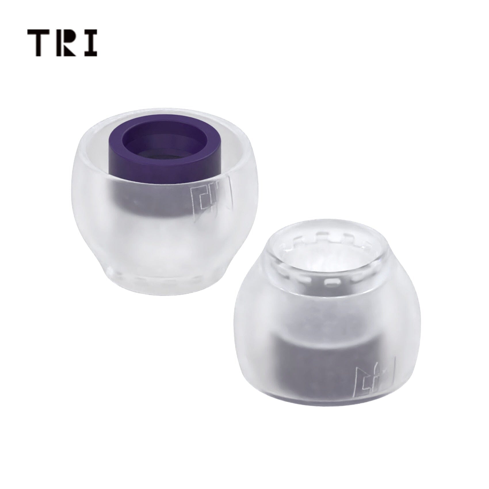 TRI Clarion Silicone Earphone Tips - 3 Pairs for 4.5mm & 5.5mm Nozzle Sizes - Comfortable Noise Isolation Earbud Tips for Workouts, Travel & Daily Use
