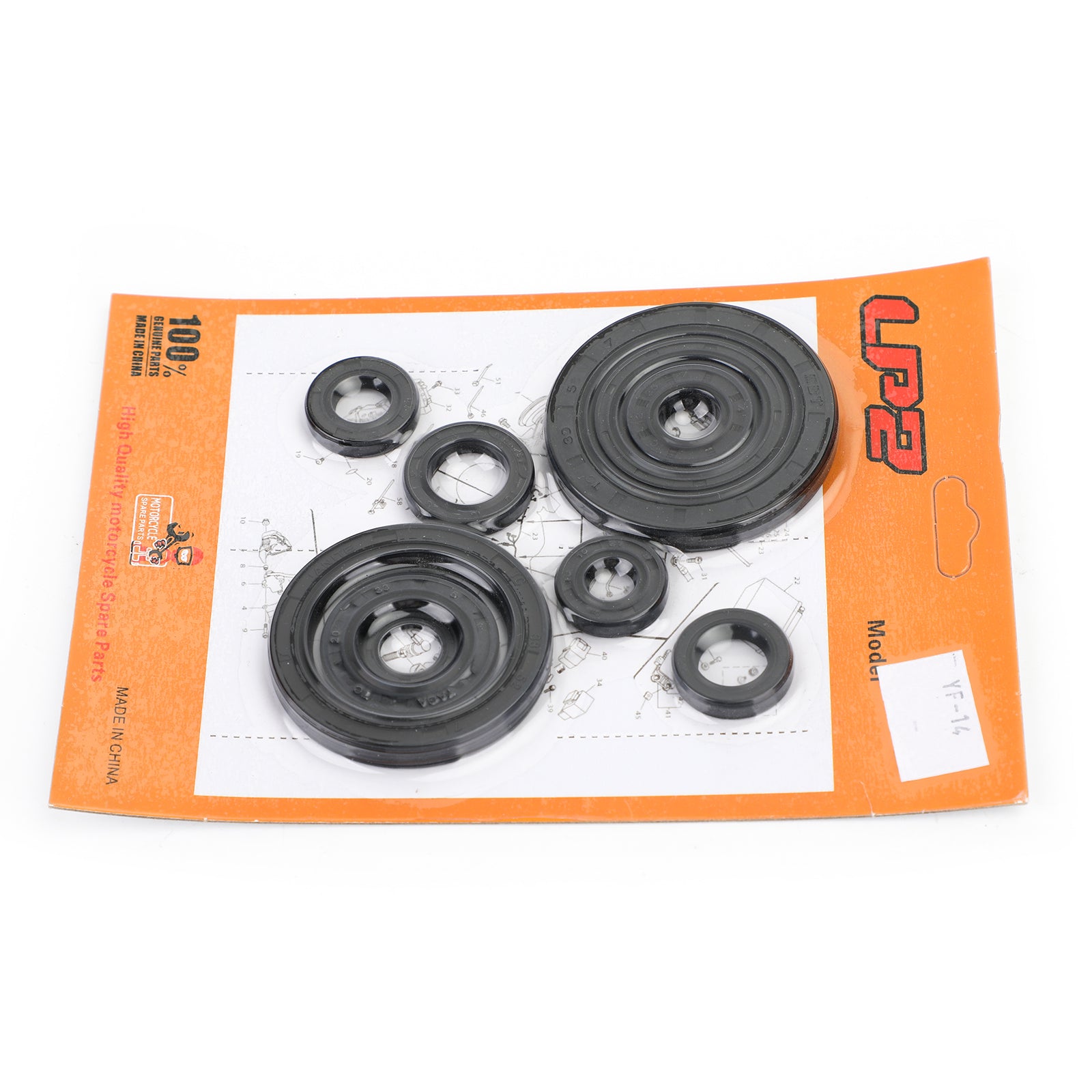 10-Piece Engine Oil Seal Kit Set Compatible with Honda CRF250R (2004-2009) & CRF250X (2004-2017) - Replacement Seals for Motorcycle Engine Maintenance & Repair