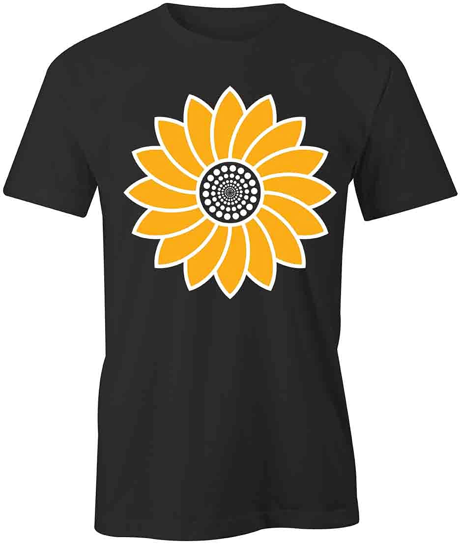 Sunflower Graphic T-Shirt for Women & Men | Soft Cotton Printed Tee with Floral Design | Perfect for Summer Outfits, Casual Wear & Gift Giving