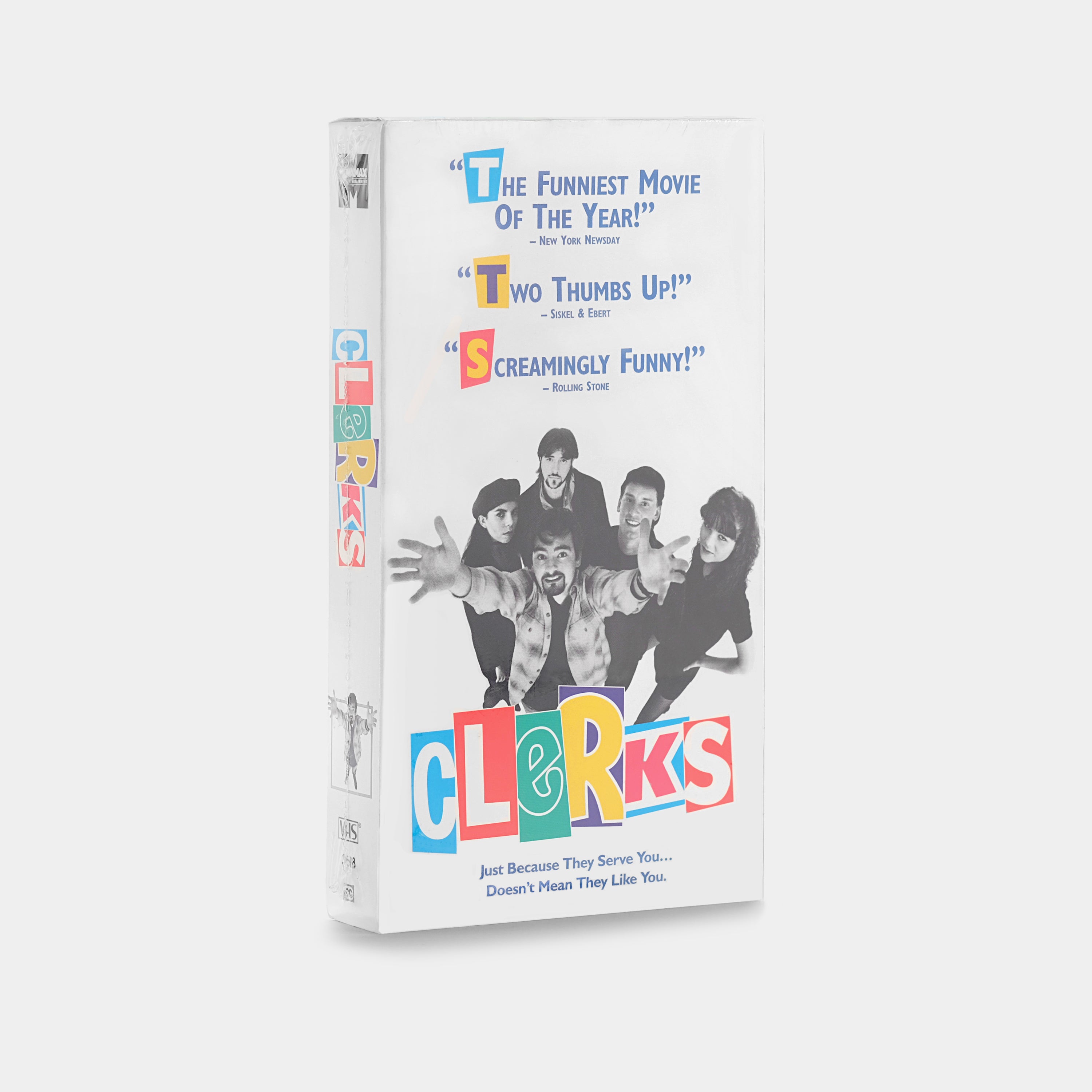 Clerks (Sealed) VHS Tape - Classic 90s Comedy Movie - Perfect for Collectors & Nostalgic Movie Nights