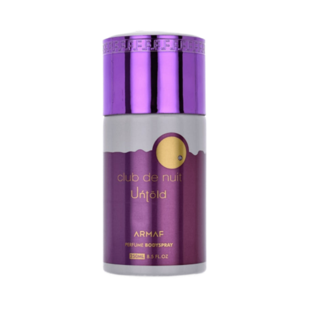 Club de Nuit Untold Body Spray for Men & Women - 250ml Long Lasting Fragrance - Fresh & Elegant Scent for Daily Wear, Date Night & Special Occasions