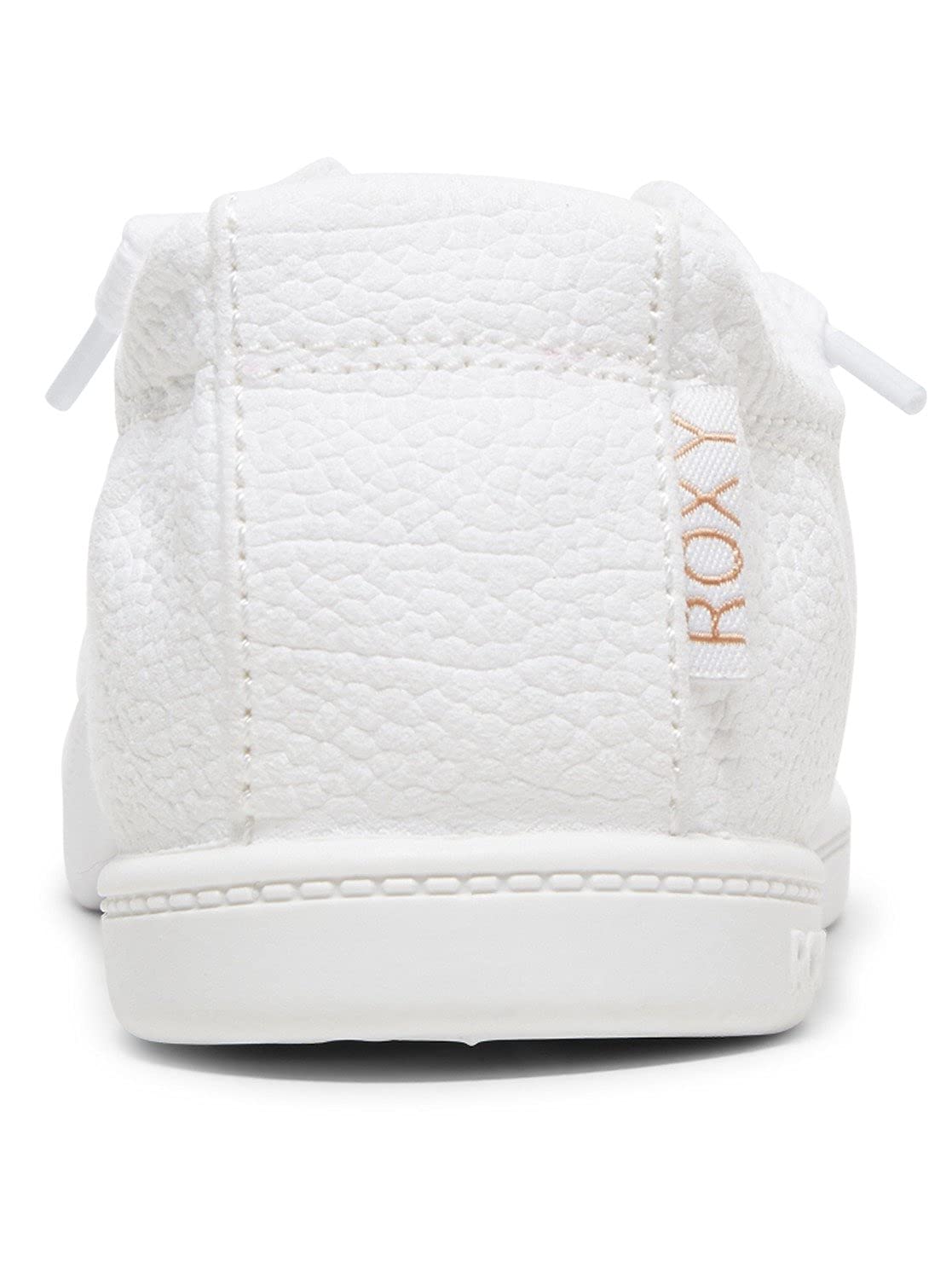 Roxy Women's Bayshore Slip-On Sneakers - Comfortable Casual Shoes for Walking, Travel & Beach Outfits | Lightweight & Stylish Women's Slip-Ons