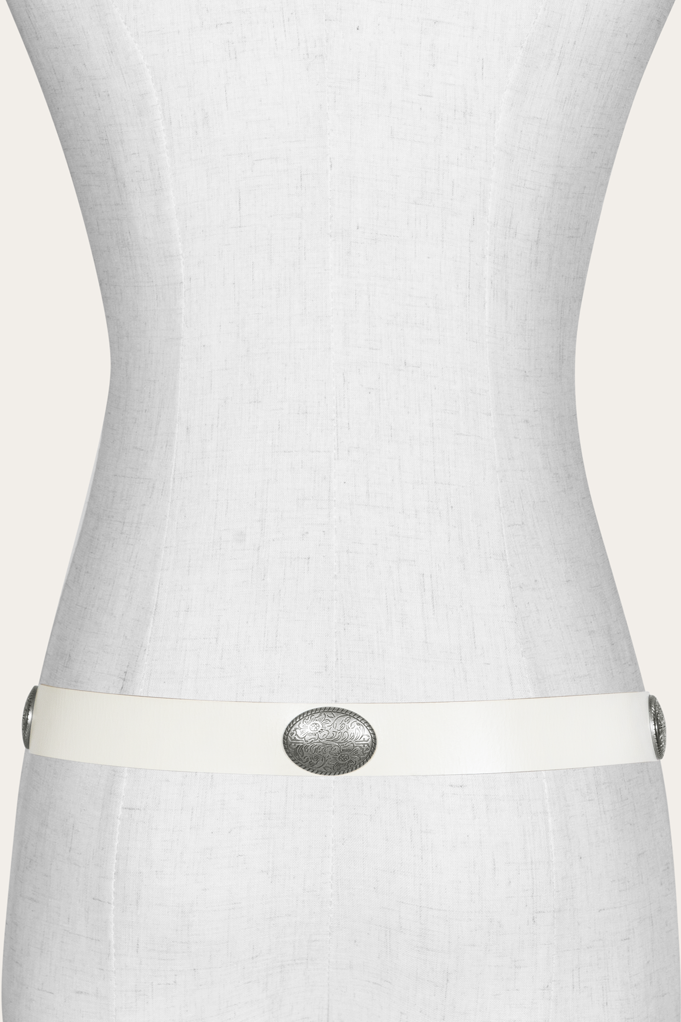 30mm Concho Belt for Men & Women - Western Style Leather Belt with Silver Conchos - Perfect for Cowboy Boots, Jeans & Western Outfits