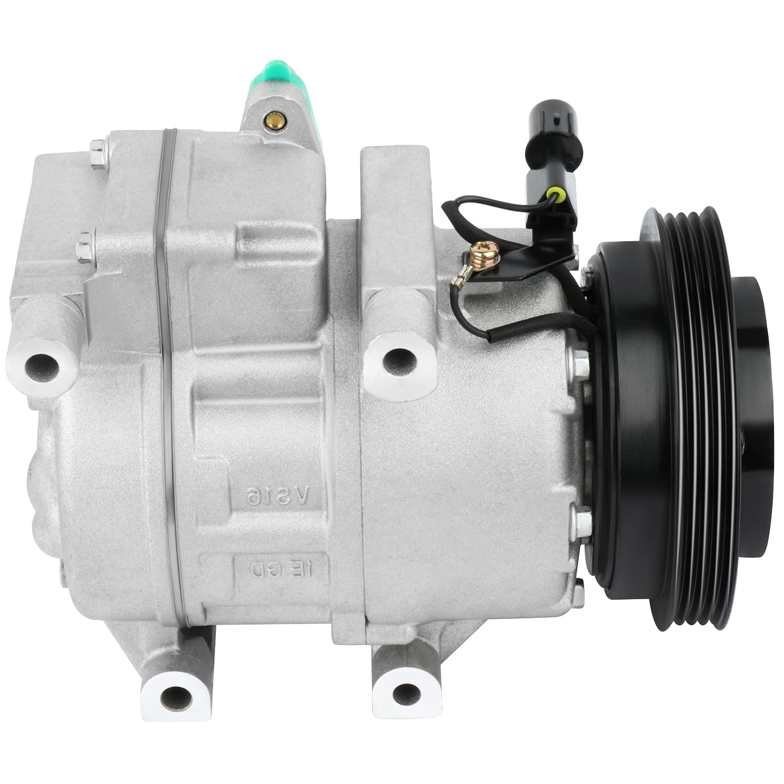 AC Compressor with A/C Clutch CO 10925C - Compatible with Hyundai Accent 2006-2009 & Kia Attitude 2006-2010 2012 | Replacement Air Conditioning Compressor for Cool Driving Comfort