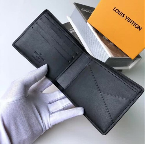 Louis Vuitton Fall Winter 2018 Multiple Wallet in Dark Infinity Leather - Perfect for Everyday Use & Luxury Gift Giving