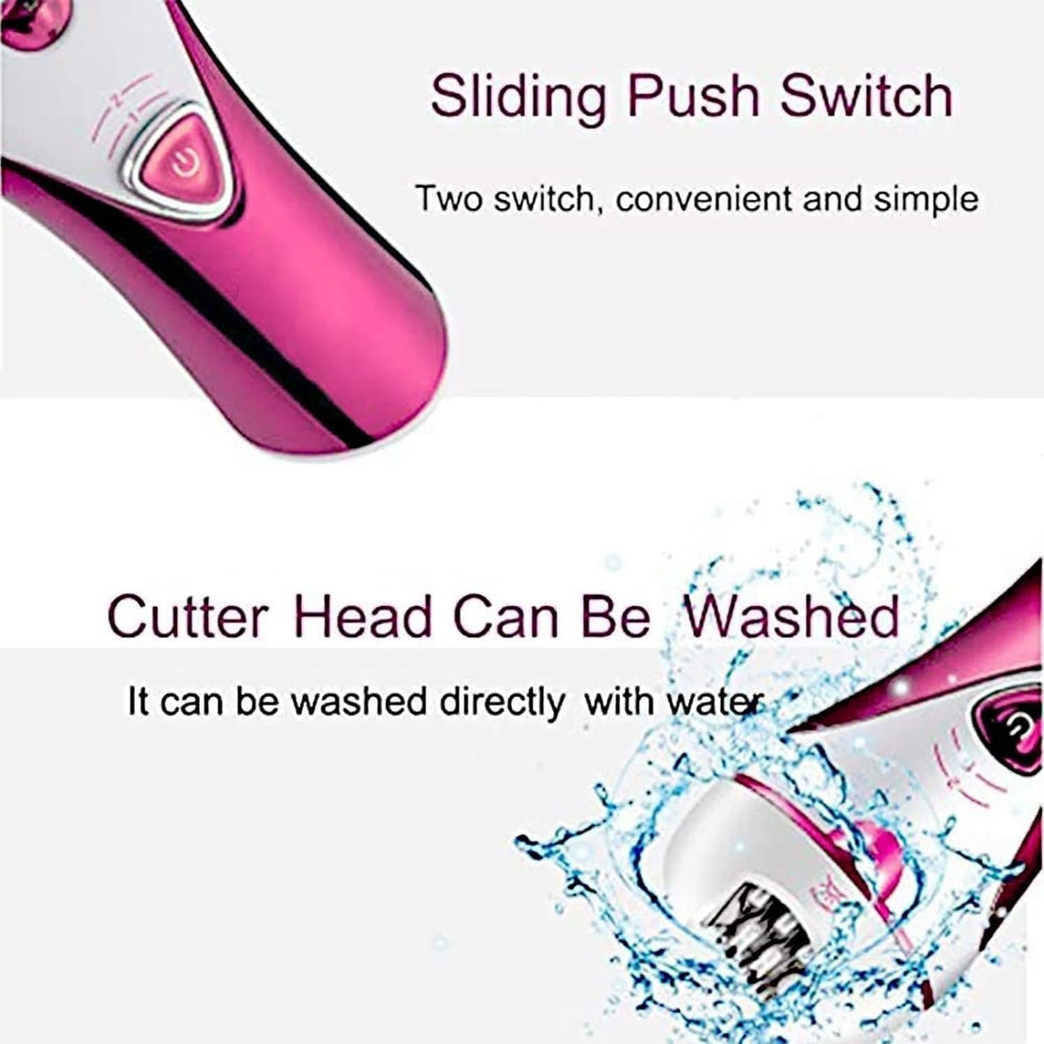 Best Women's Epilator Hair Removal System - 4-in-1 Electric Epilator, Trimmer, Shaver & Wet/Dry Razor for Legs, Face & Body | Painless Hair Removal for Smooth Skin at Home or Travel