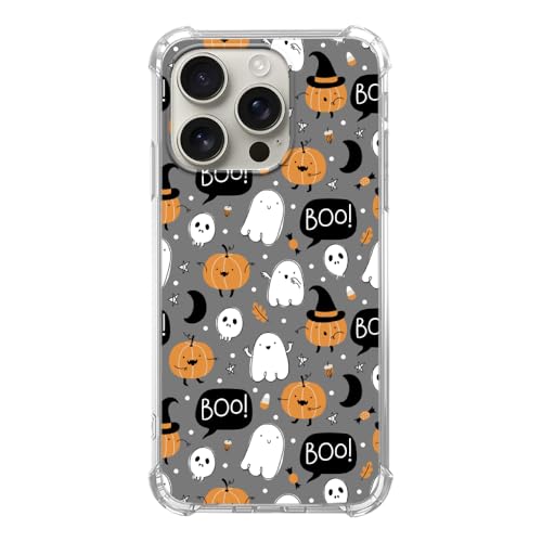 Cute Ghost and Pumpkin