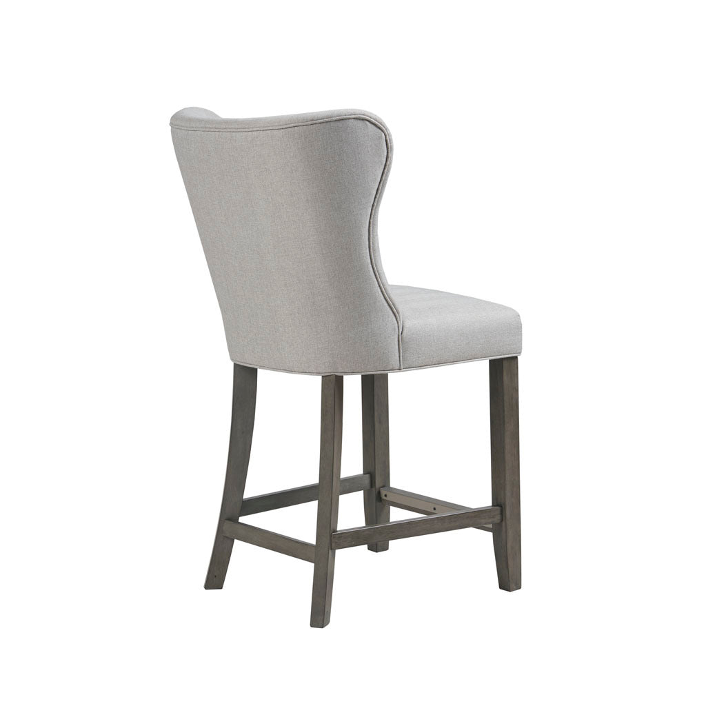 25.5 Inch Upholstered Counter Stool with Cushioned Seat - Modern Kitchen Bar Stools for Home, Breakfast Nook & Dining Room Decor