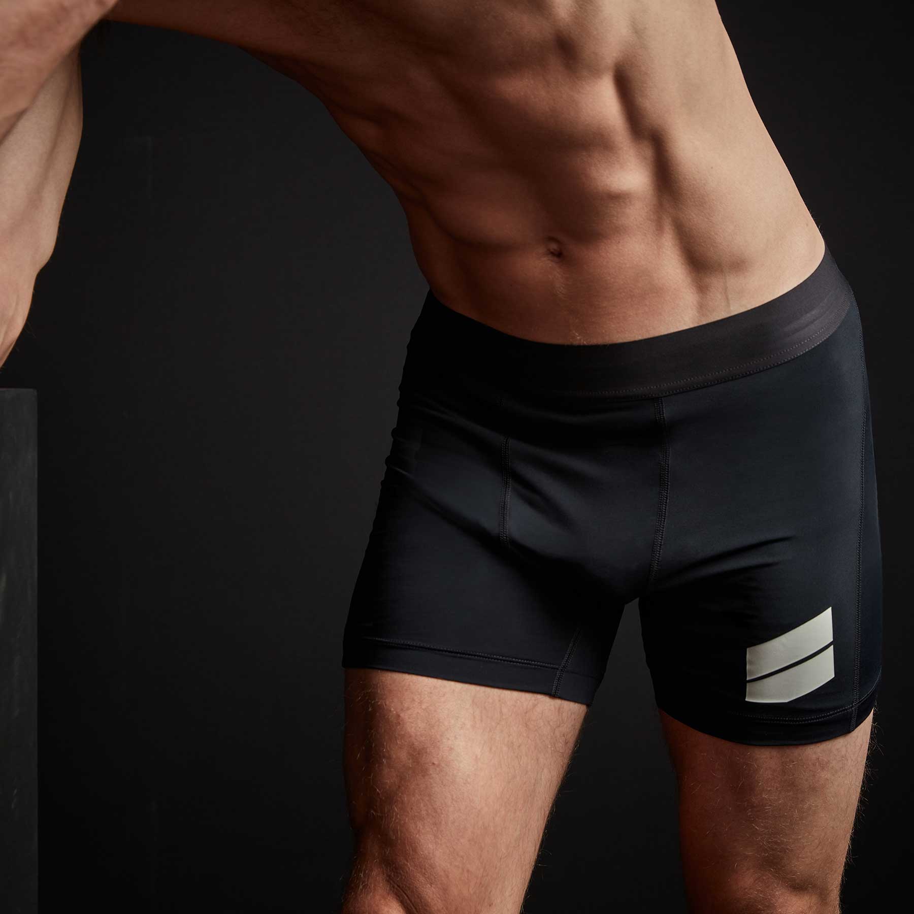 **Men's Breathable Sport Boxer Shorts - Black - Comfortable Workout & Lounge Underwear for Running, Gym & Casual Wear**