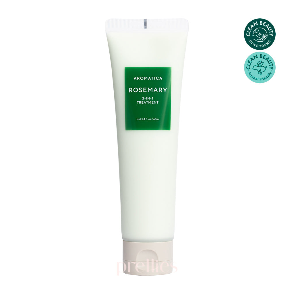 AROMATICA Rosemary Scalp 3-in-1 Treatment 160ml - Hydrating Hair & Scalp Care for Dryness, Dandruff & Hair Growth | Perfect for Daily Use & Salon Treatments