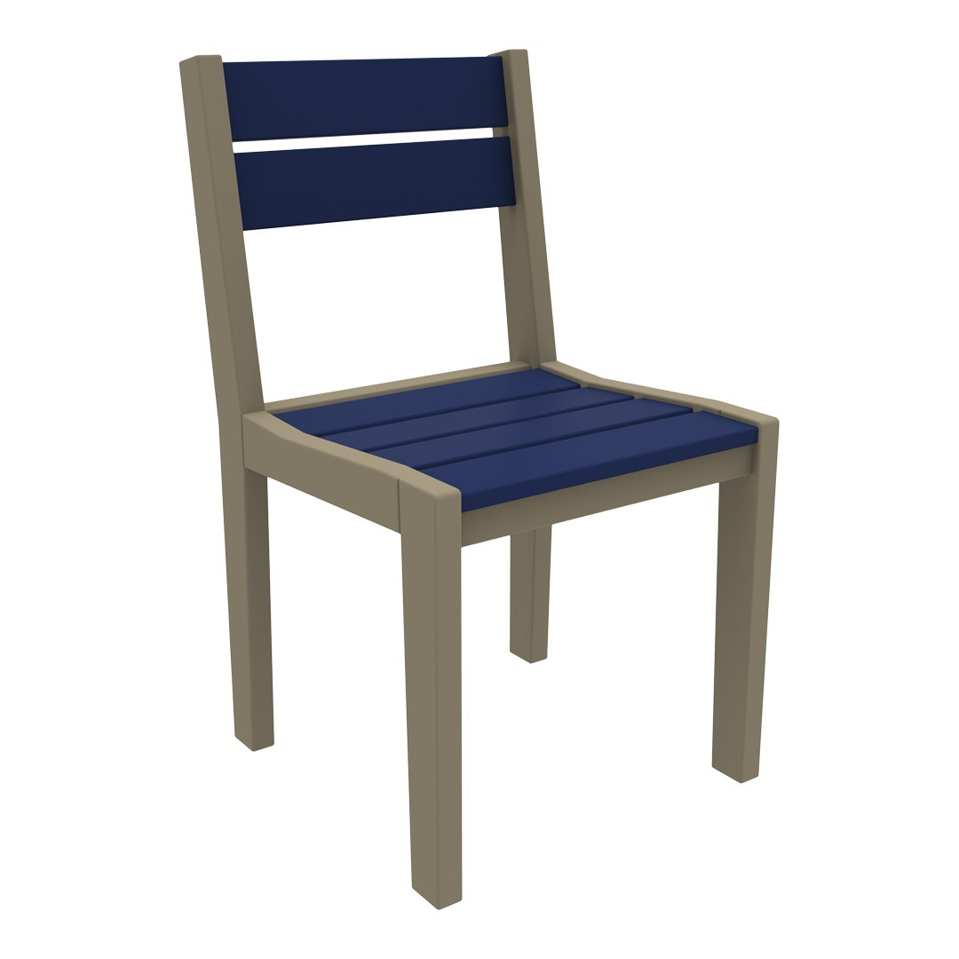 Stylish Coastline Cafe Dining Chair - Modern Wooden Bistro Chair for Kitchen, Restaurant & Patio - Perfect for Home, Cafe & Outdoor Dining