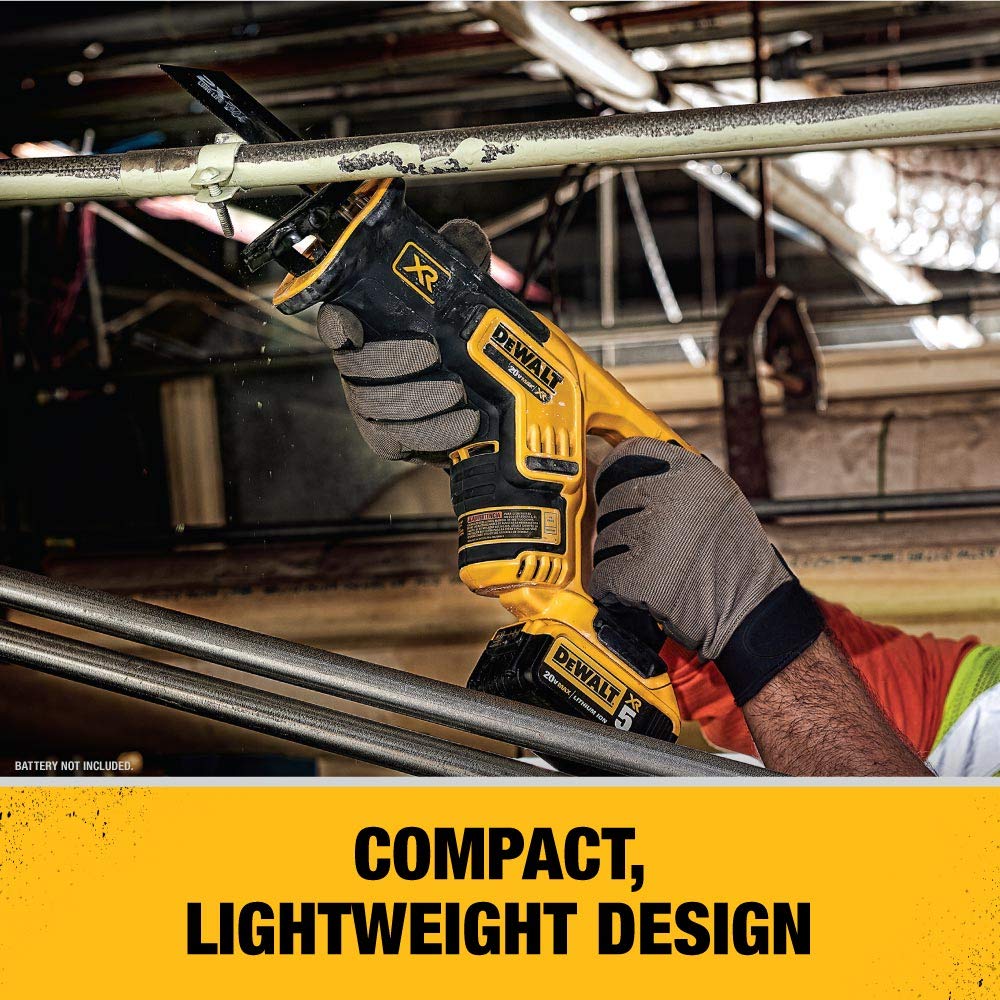DEWALT 20V MAX* Cordless Circular Saw & Reciprocating Saw Combo Kit - Powerful Battery-Powered Tools for Woodworking, Construction & DIY Projects