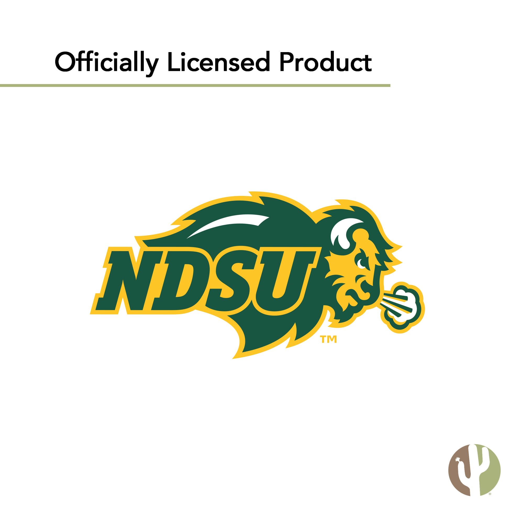 North Dakota State University Bison NDSU Vinyl Decals - Desert Cactus Design for Laptop, Water Bottle, Car & Scrapbook - Perfect for College Students, Alumni & Sports Fans