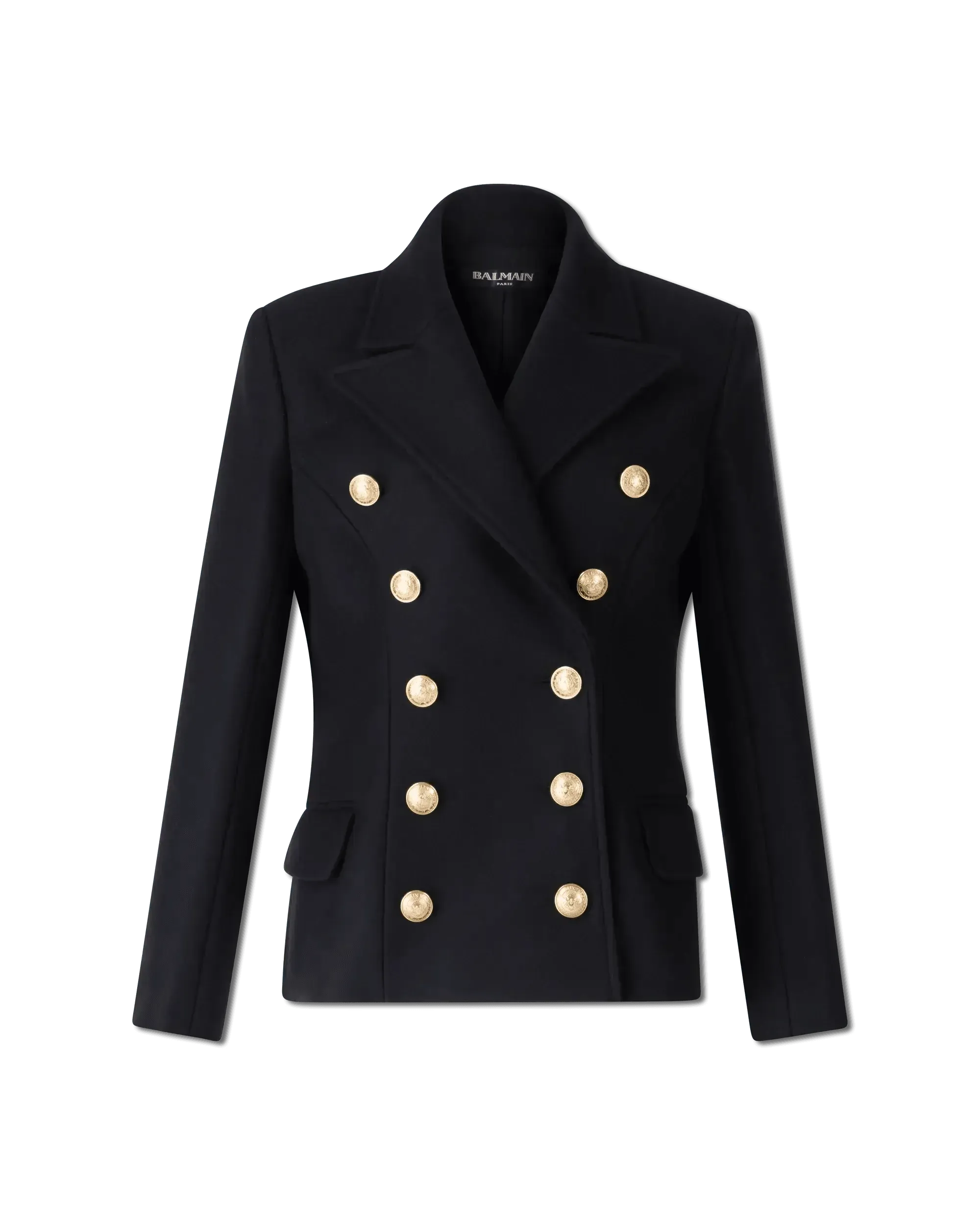 Classic Double Breasted Wool Coat for Men - Elegant Winter Overcoat with Notched Lapel | Perfect for Business, Office & Formal Occasions