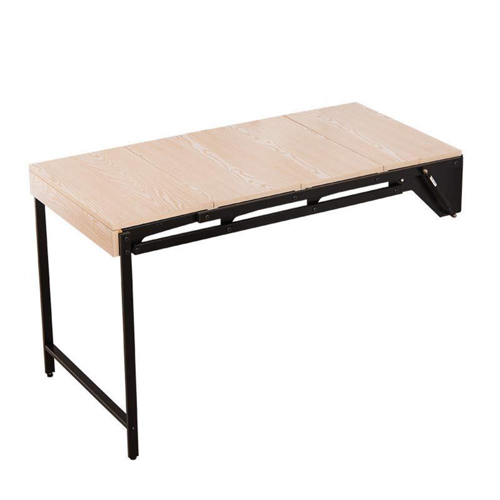 Multifunctional Foldable Wall Hanging Table - Space Saving Telescopic Wooden Shelf for Kitchen, Bathroom & Small Apartment Organization