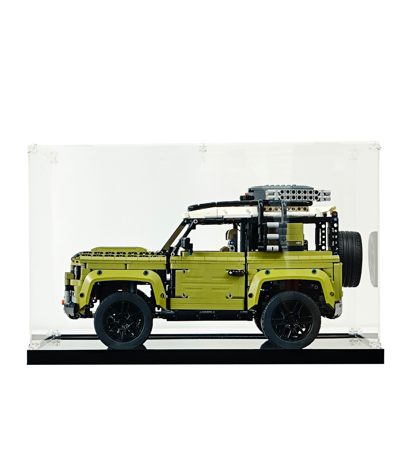 ICUANUTY Lego Display Case for Technic Land Rover Defender 42110 Building Kit - Showcase & Protect Your Lego Model | Perfect for Home Decor, Office Display & Collector's Showcase