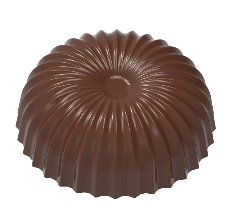 Premium Pleated Half Sphere Chocolate Mold for Baking, Candy Making & Desserts - Perfect for DIY Chocolates, Truffles, and Party Treats
