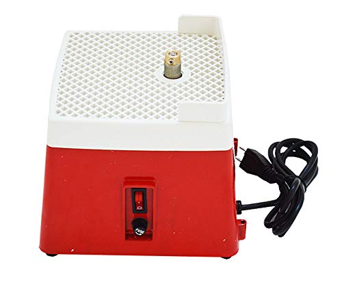 Portable 65W Mini Stained Glass Grinder Machine - 110V Desktop Glass Grinding Tool for DIY Stained Glass Art, Jewelry Making & Craft Projects