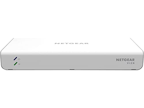 NETGEAR GC110 10-Port Gigabit Ethernet Smart Managed Switch with 2 SFP Fiber Ports - 8 x 1G RJ45 & 2 x 1G SFP - White (Renewed) - Ideal for Home Office, Small Business Network Expansion & High-Speed Data Transfer