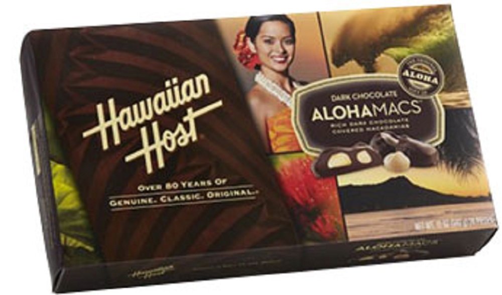 Premium Hawaiian Host Dark Chocolate Covered Macadamia Nuts - 3 Pack Boxes | Gourmet Hawaiian Snacks, Holiday Gifts & Party Treats | Perfect for Office Snacks, Birthday Gifts & Dessert Platters