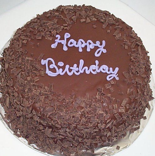 Decadent Chocolate Cherry Vanilla Cake with Dark Chocolate Topping & Flakes - Perfect for Birthdays, Anniversaries & Special Celebrations
