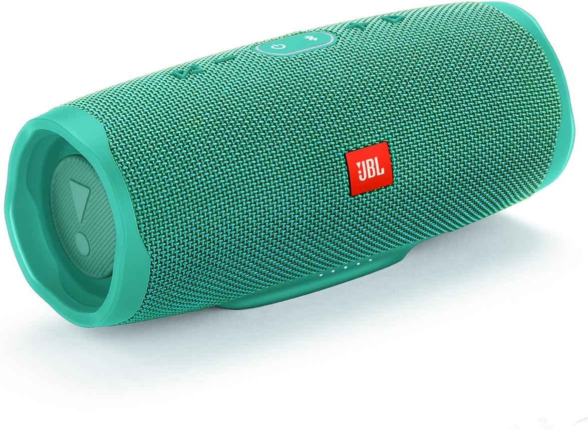 JBL Charge 4 Portable Bluetooth Speaker - Waterproof Wireless Speaker with 20-Hour Battery, Powerful Bass & JBL Connect+ (Brand New) - Perfect for Outdoor Adventures, Pool Parties & Home Entertainment