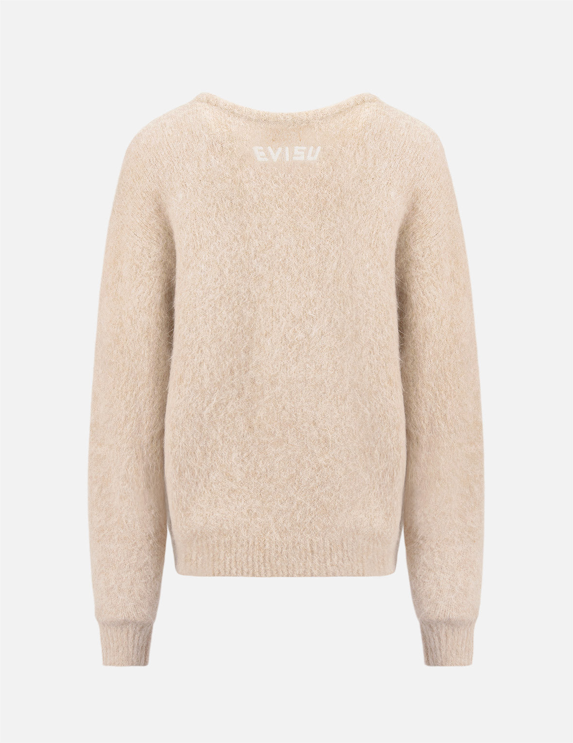 Premium Seagull Embroidered Alpaca Wool Sweater for Women - Soft & Warm Winter Pullover for Casual Outfits & Cozy Nights