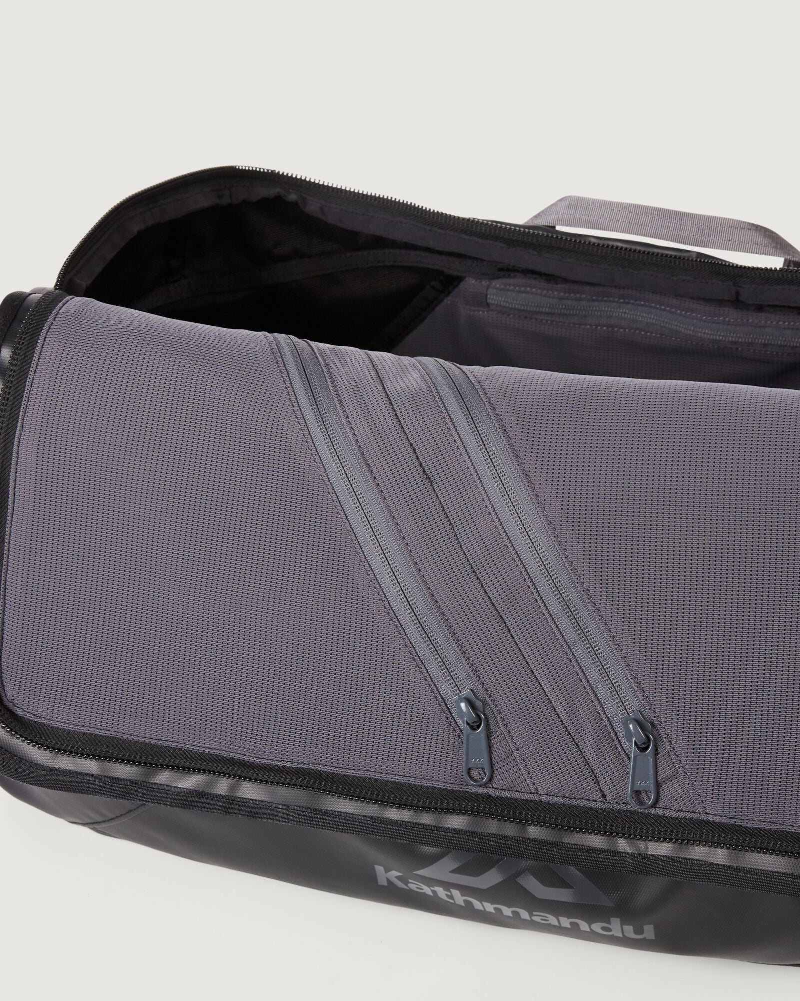 Indus Duffel 50L Black - Large Travel Duffle Bag for Gym, Camping & Weekend Trips - Waterproof & Durable Carry-On Luggage