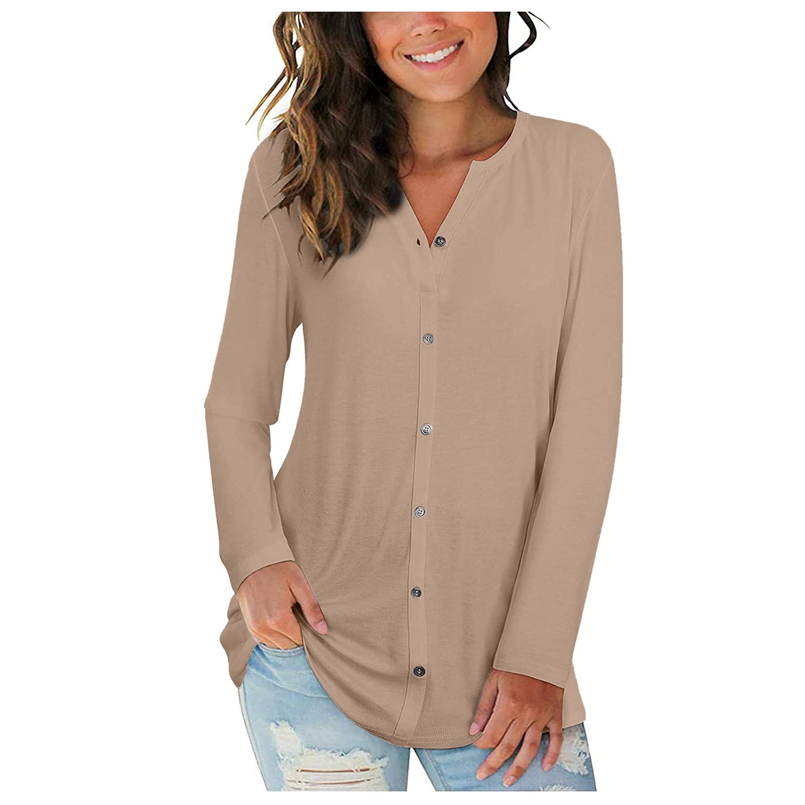 Aniywn Women's Casual T-Shirt - Soft Cotton Comfort Fit Tee for Everyday Wear | Perfect for Work, Outings & Relaxing at Home