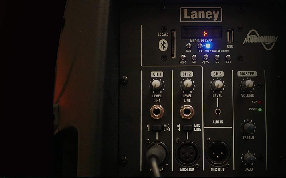 Laney AH115 300W Powered Speaker Cabinet - High Power Guitar/Bass Amp for Live Performances & Studio Recording - Perfect for Musicians, Bands & DJs